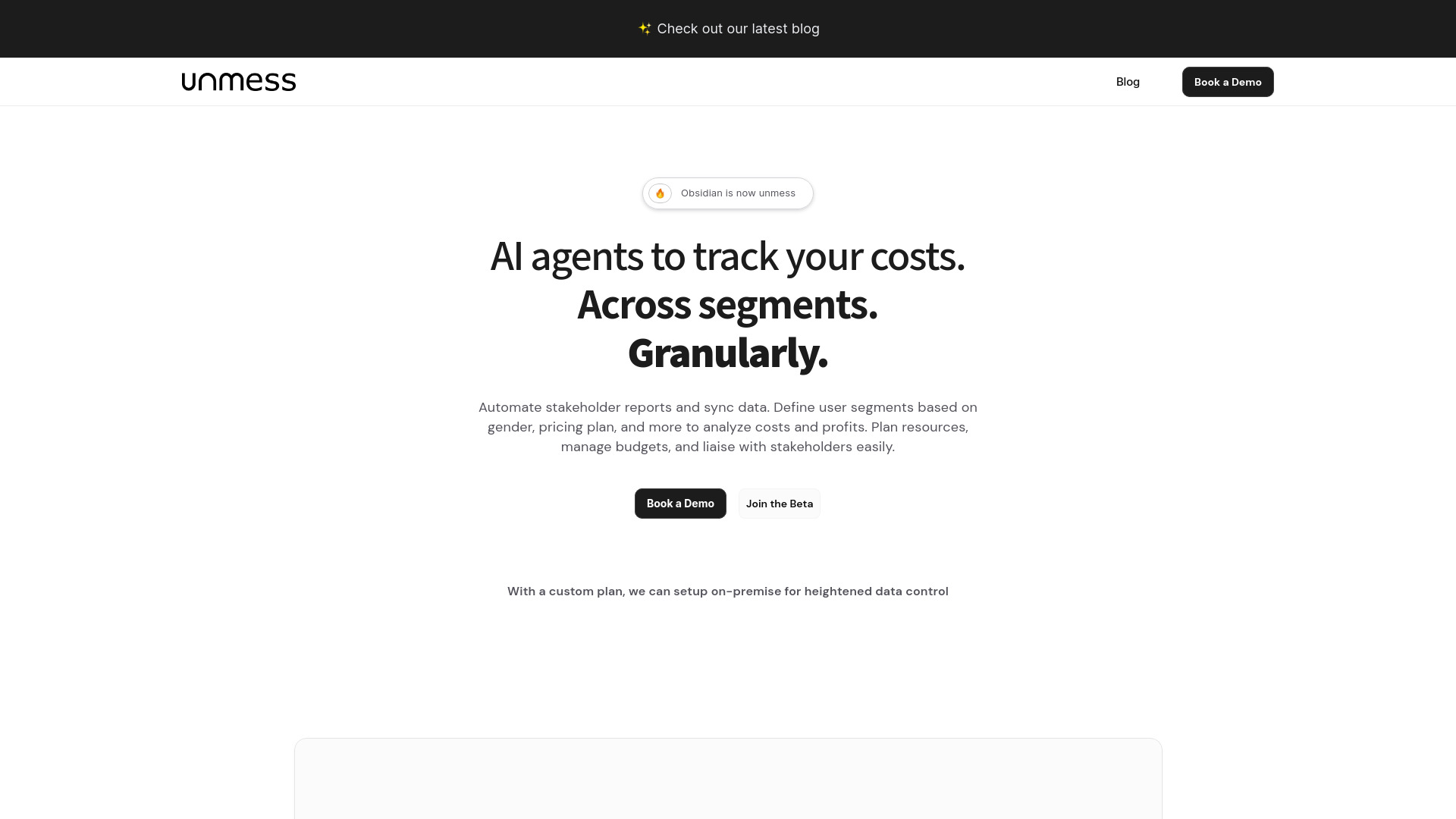 unMess AI Agents for Financial Planning