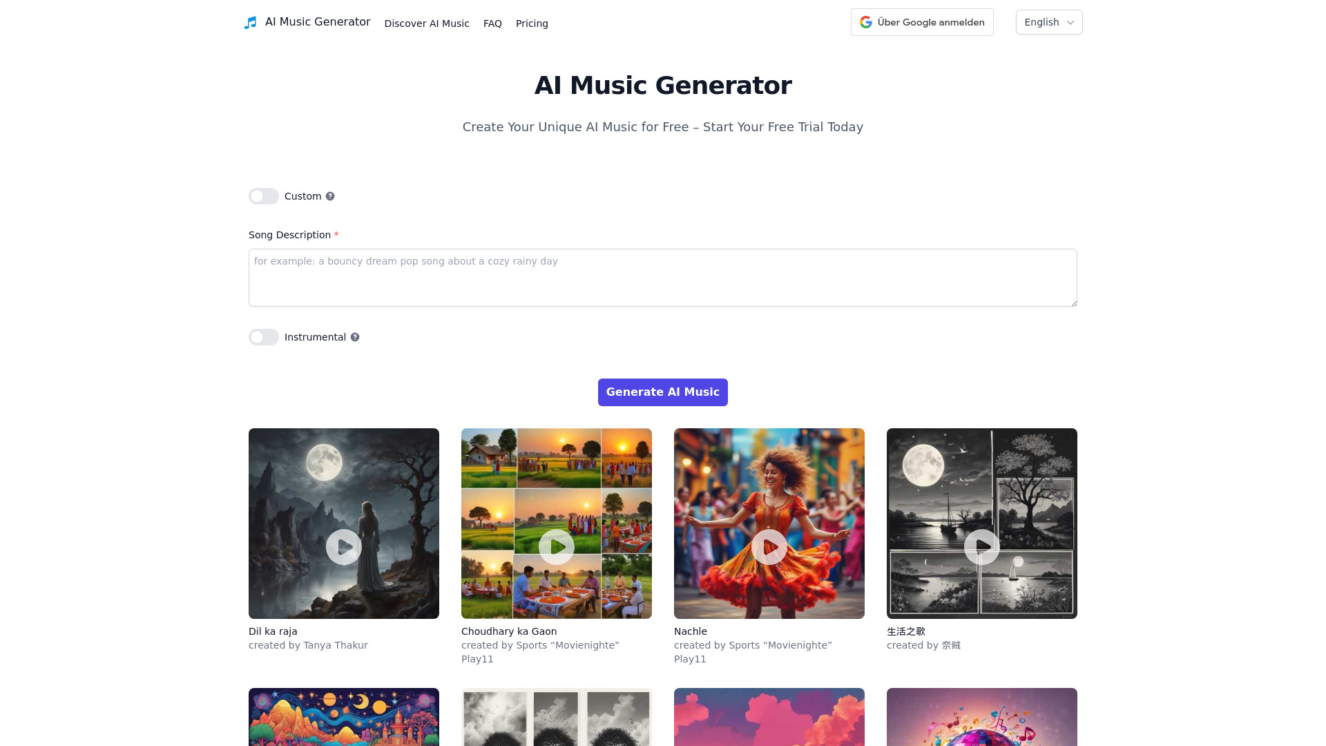 AI Music Generator