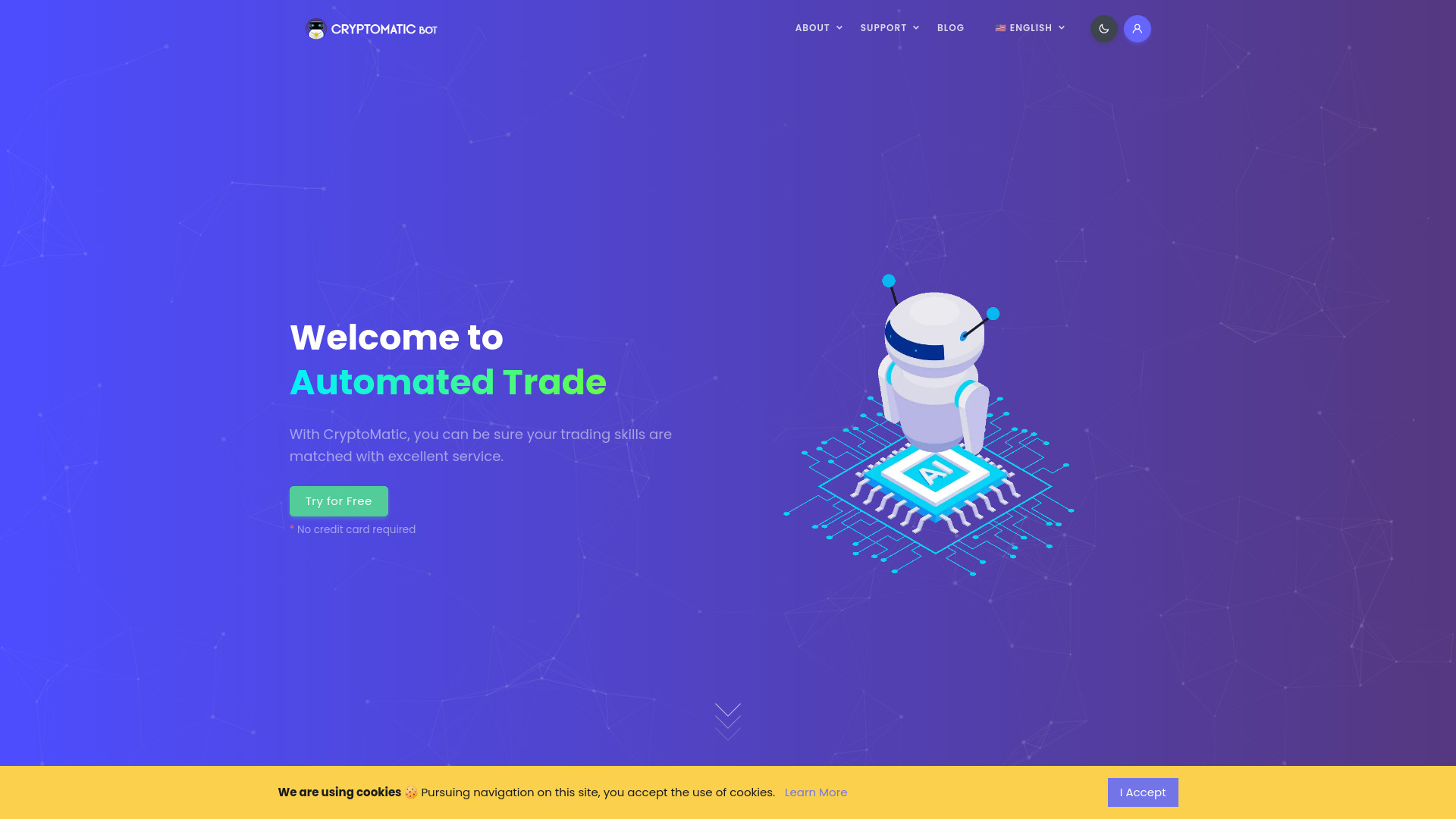 Automated Algorithmic Trading - CryptoMatic Bot