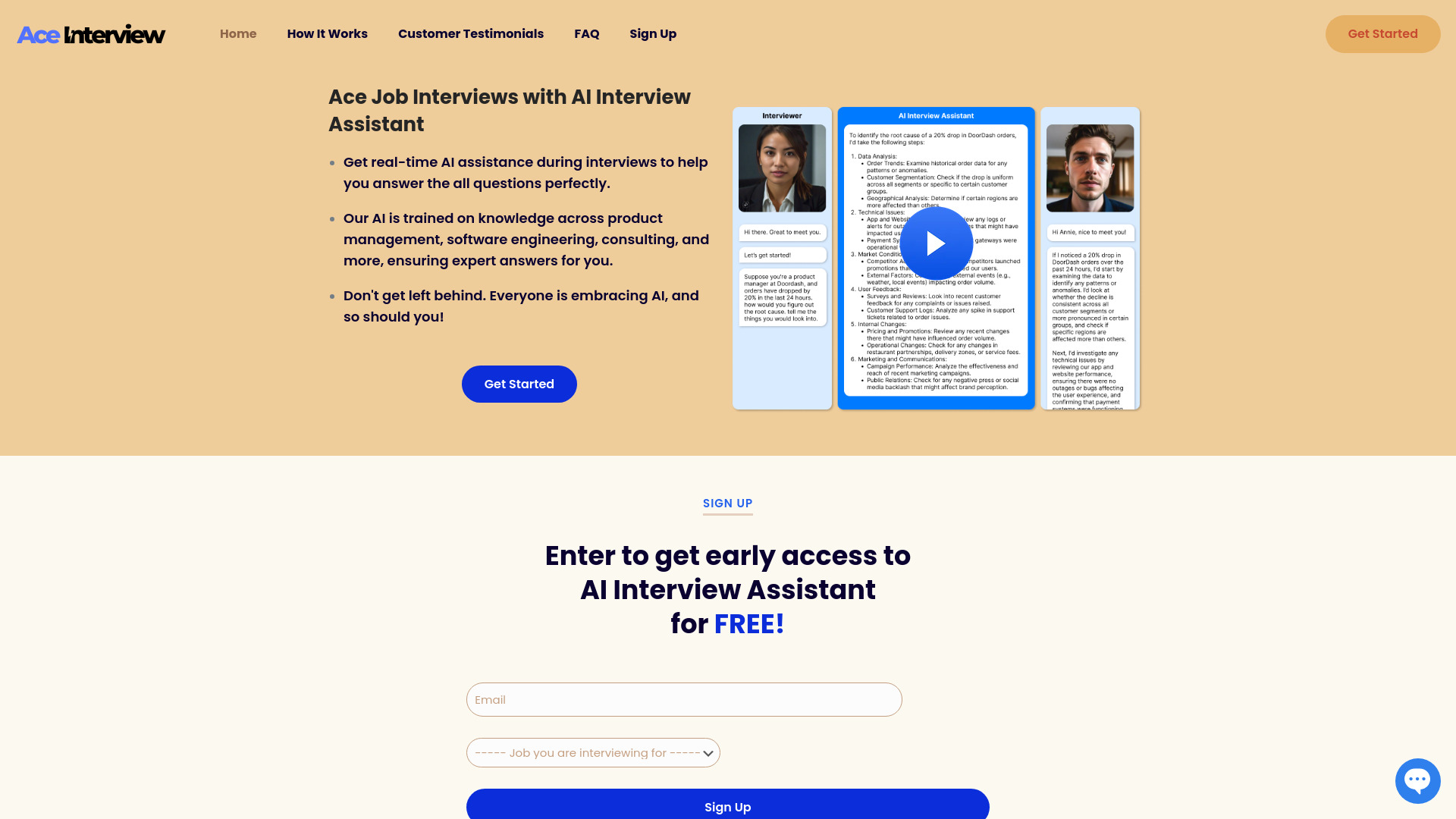 Ace Interview - AI Interview Assistant