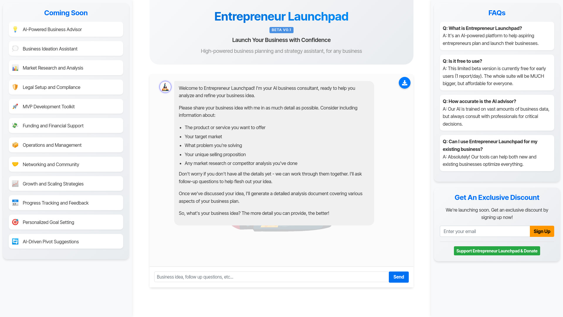 Entrepreneur Launchpad