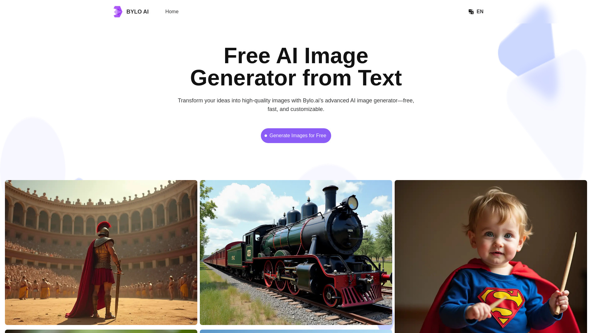 Bylo.ai: Free AI Image Generator