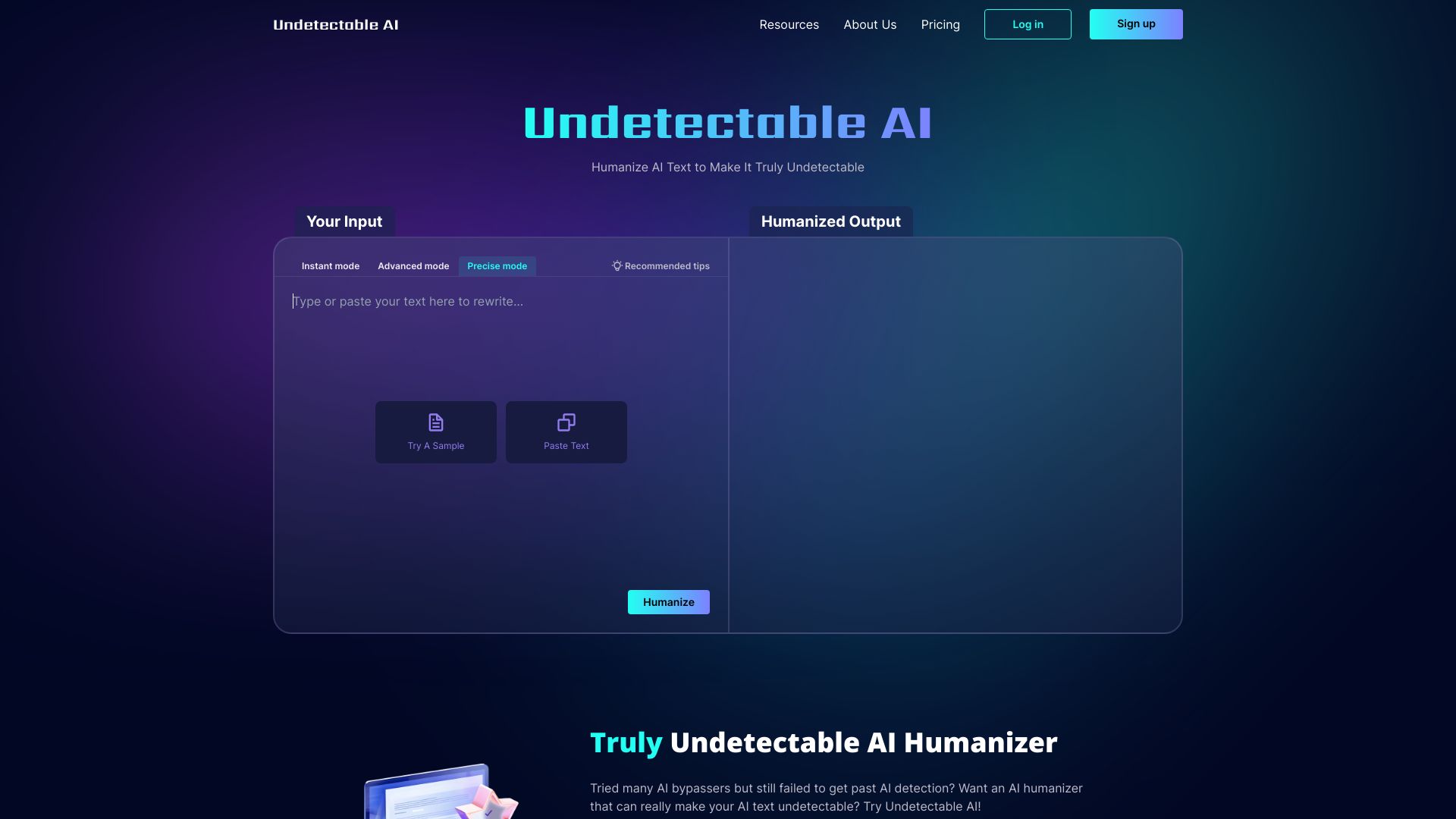 Undetectable AI