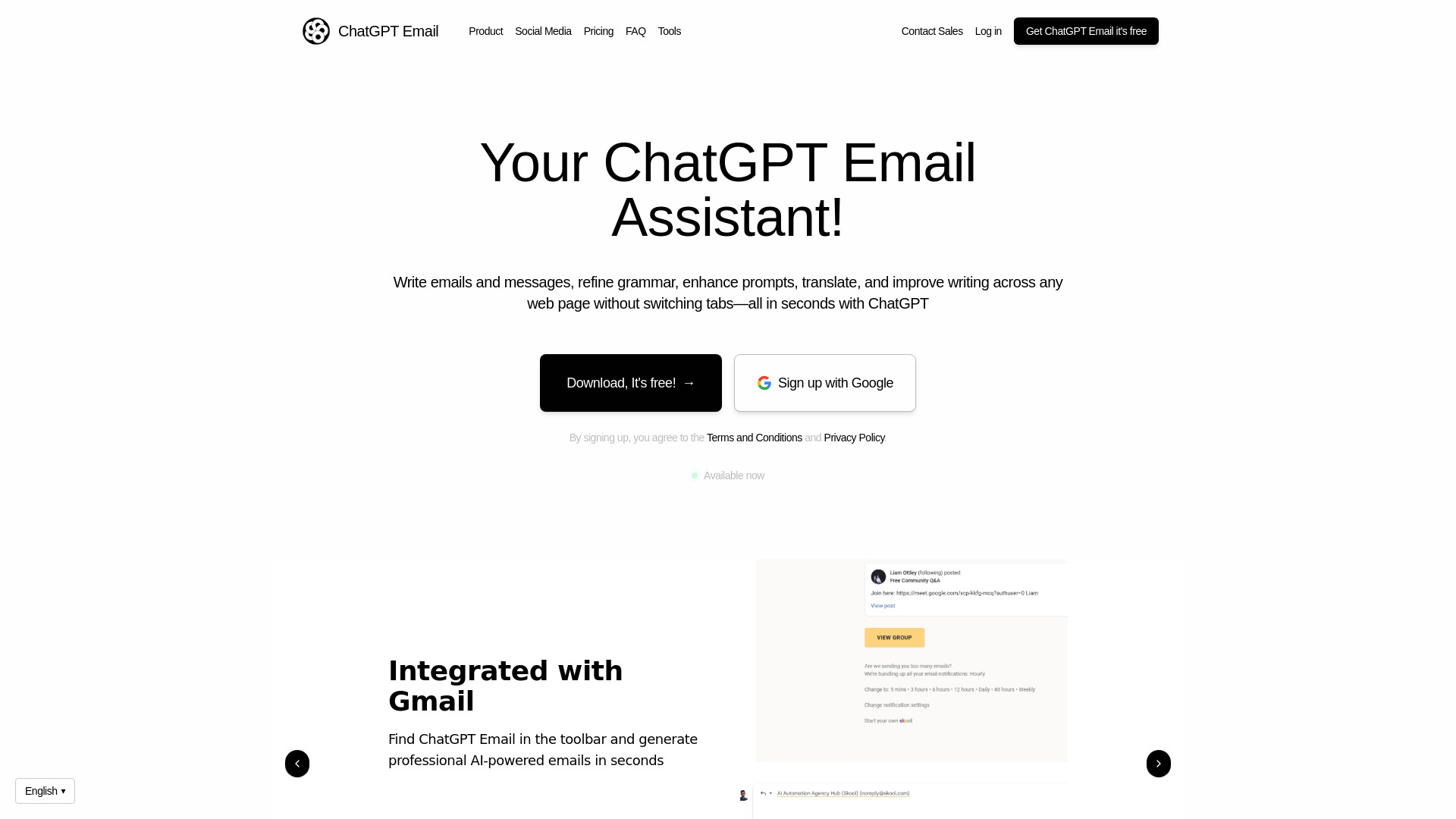 ChatGPT Email Assistant