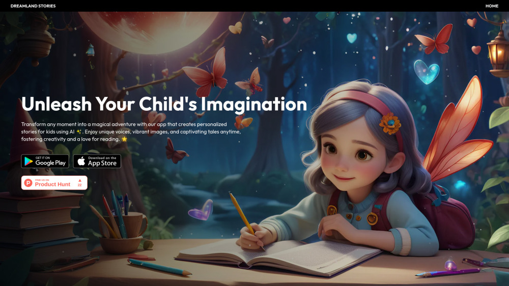 Dreamland - Create Kids Stories