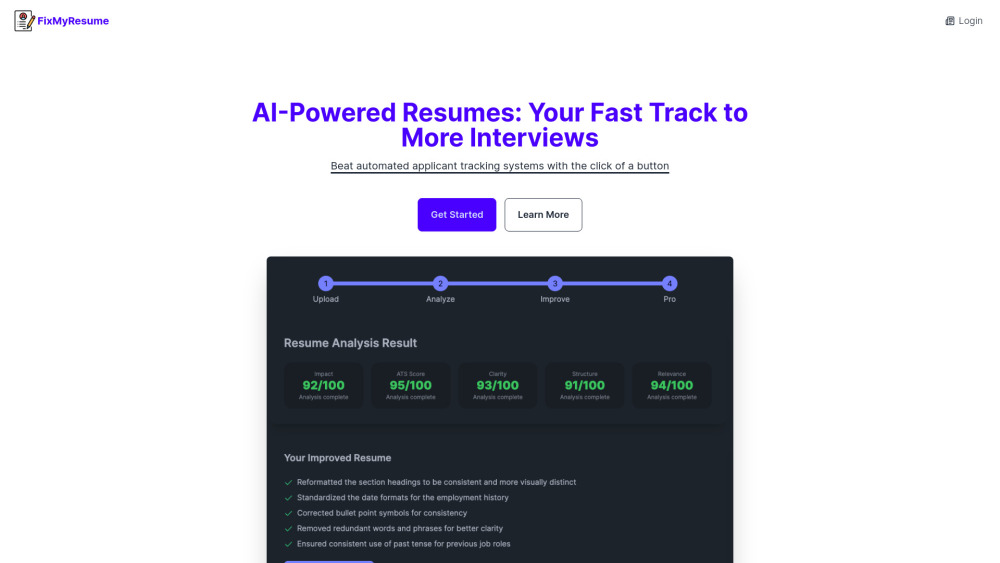 FixMyResume AI