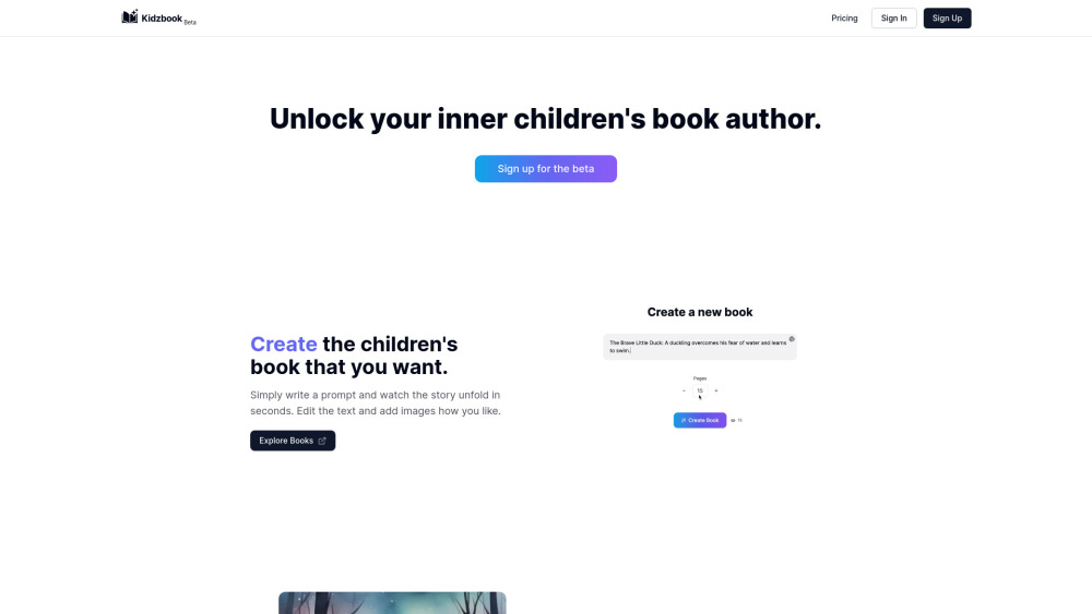 Kidzbook AI