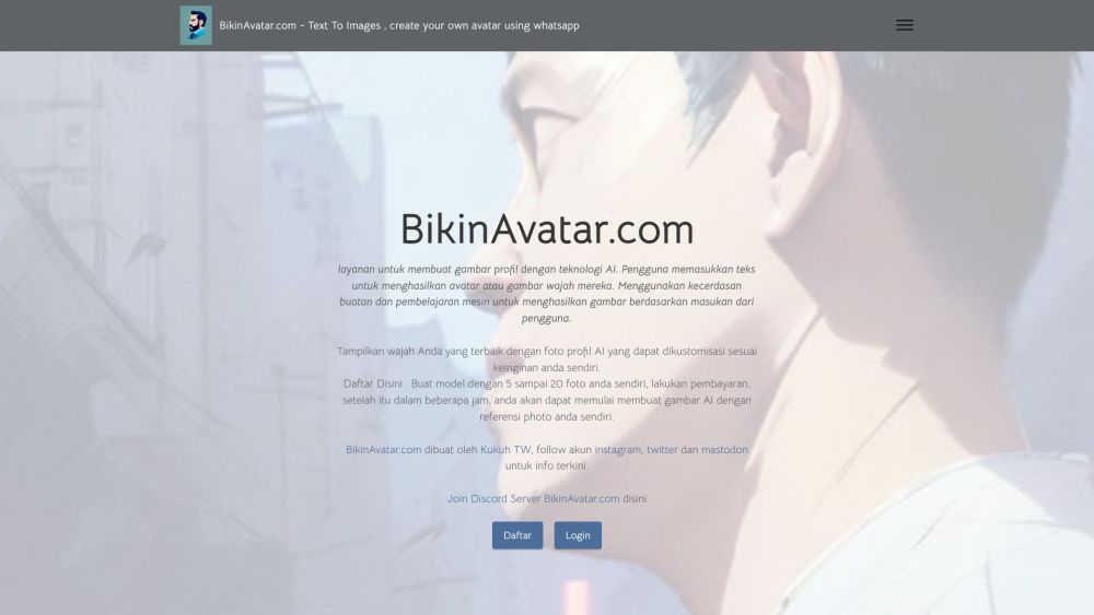 BikinAvatar.com - 文字生成图像