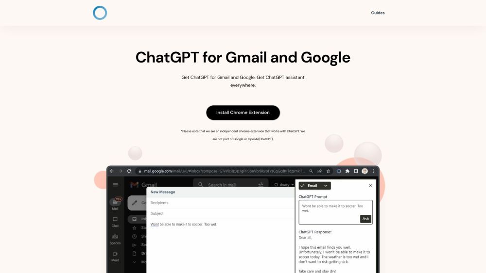 ChatGPT for Gmail和Google