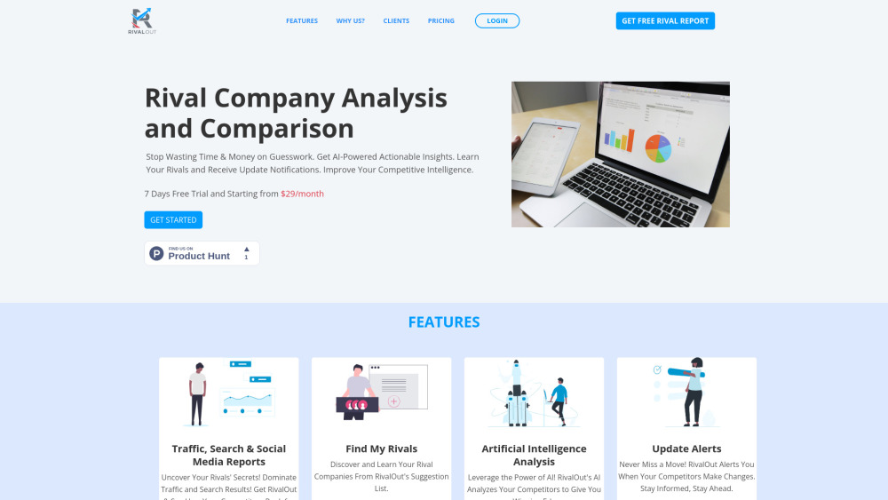 RivalOut - Rival Company Analysis and Comparison Platform