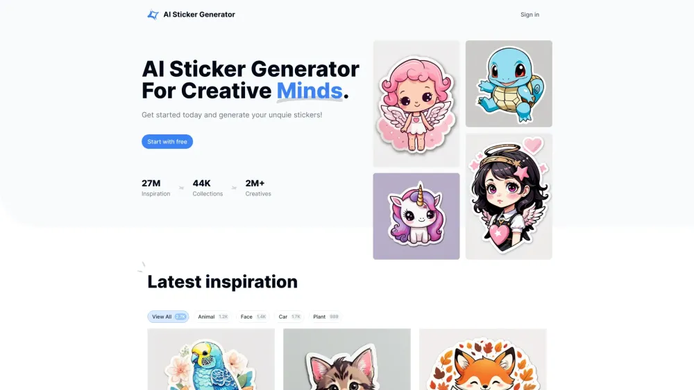 AI Sticker Generator