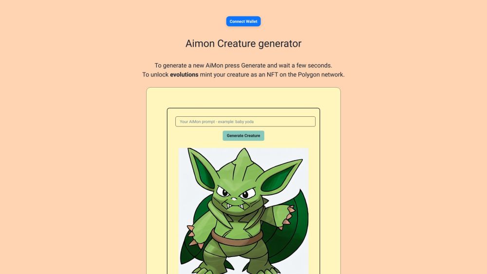 AiMon NFT Generator（AiMon NFT生成器）