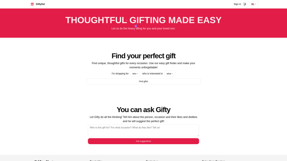 Giftylist