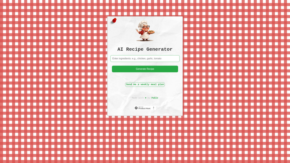 AI Recipe Generator