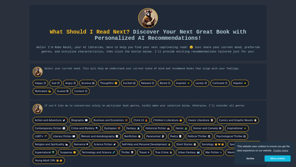 Smart Book Recommendations